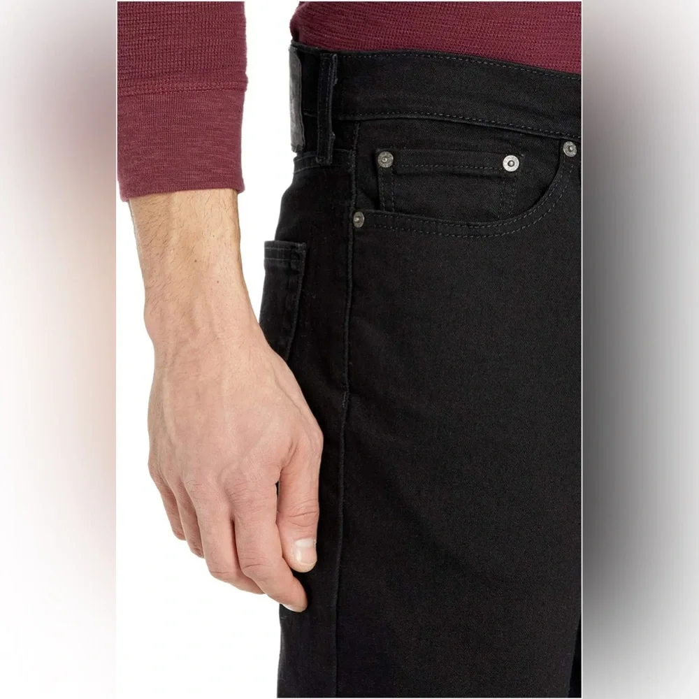 Levi's Men's 541™ Black Athletic Taper Stretch Jeans Size 40 x 32